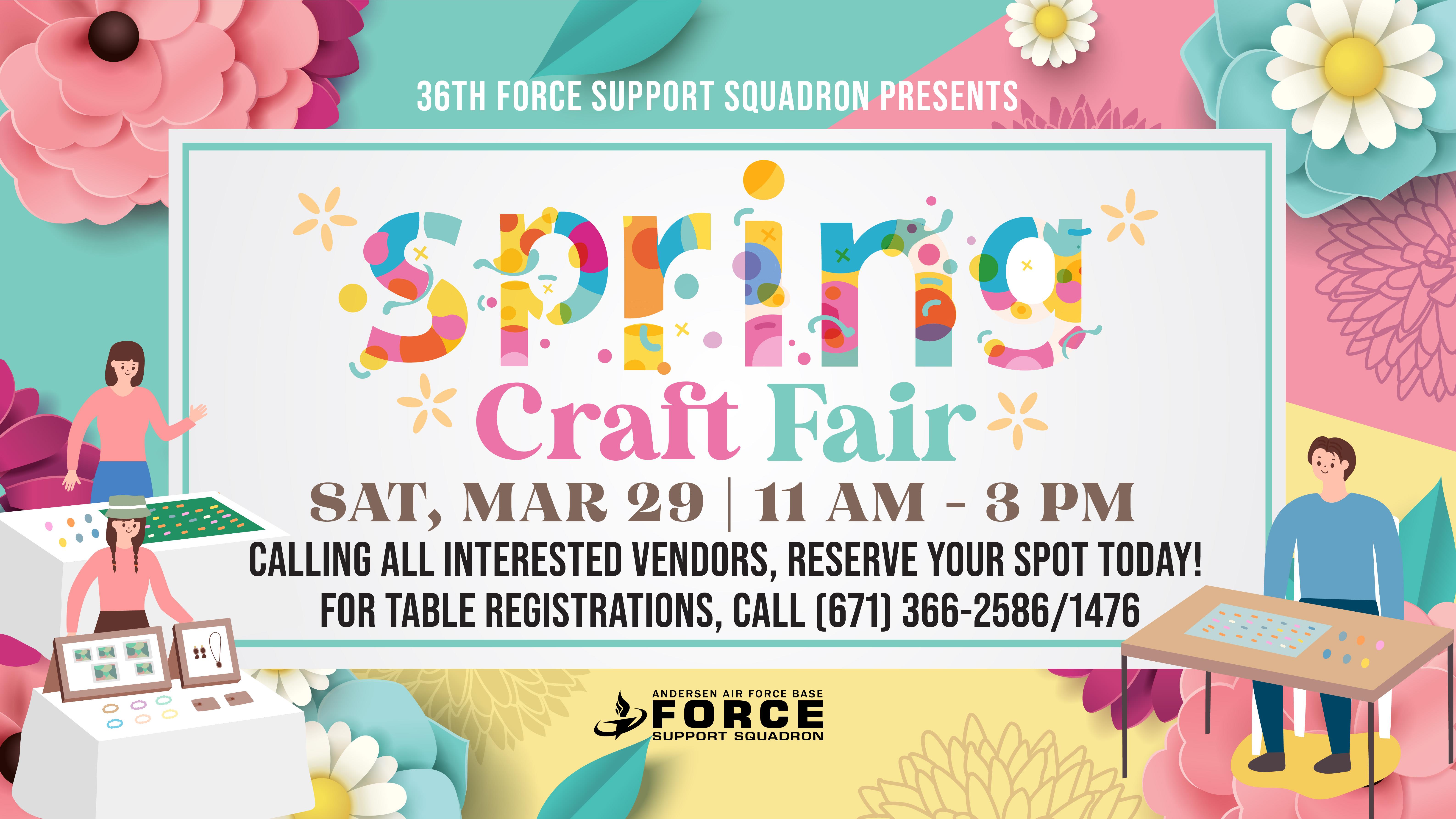 Spring Craft Fair_Vendor wanted Ad_landscape slide.jpeg